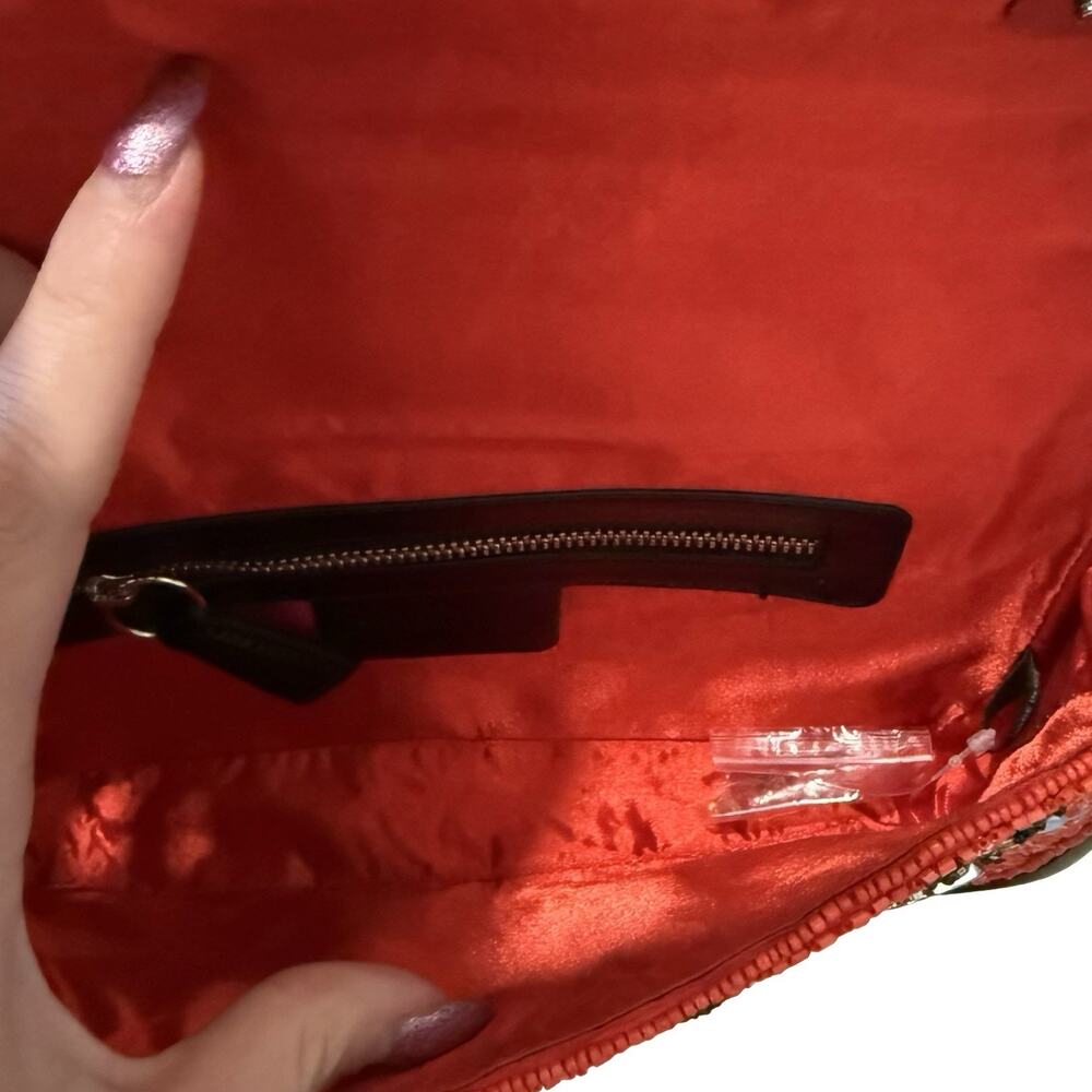 Staud Tommy Bag Purse Year of the Horse Red Black Beaded Limited Run NEW Tags - Picture 14 of 14